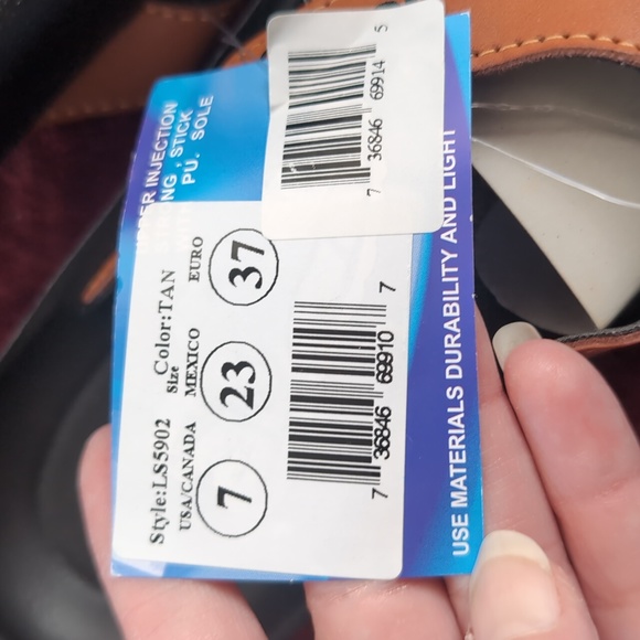 Women's aero soft sandals size 7 NWB - Picture 5 of 6